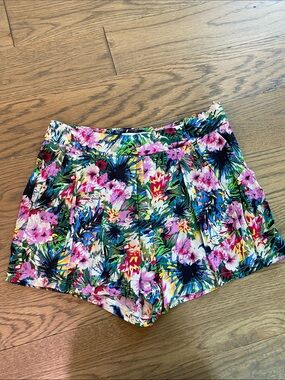 SEEK the Label Tropical Floral Women’s Shorts - Pink Multi
